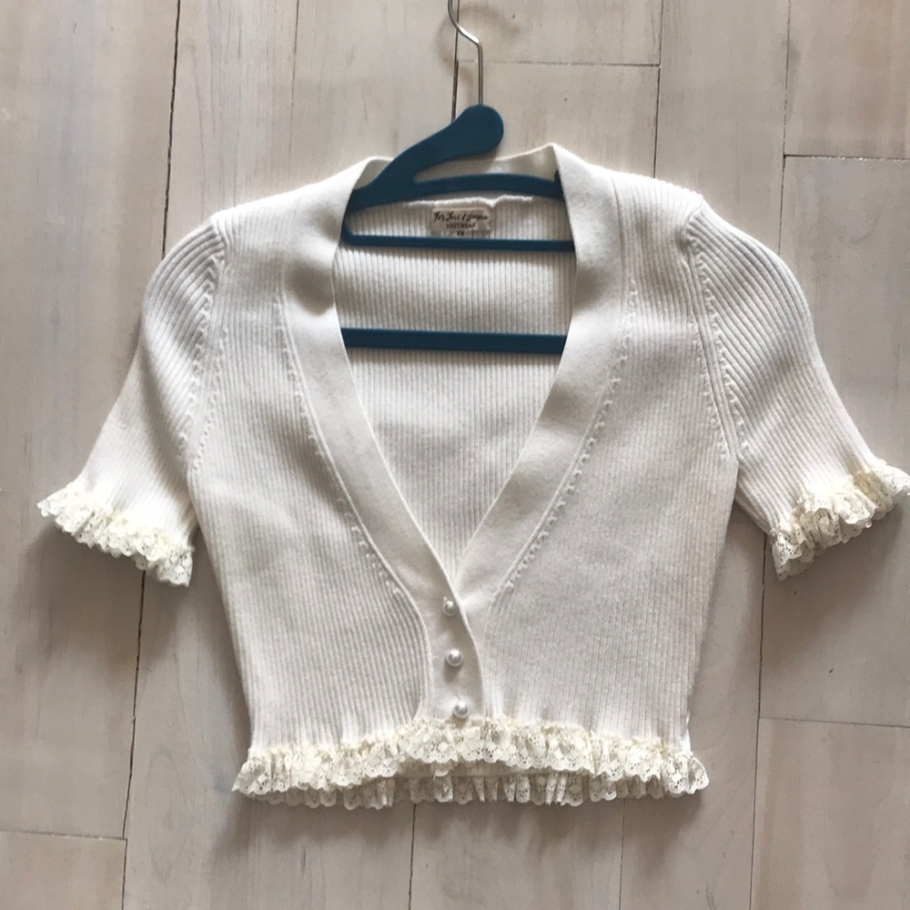 For Love and Lemons Brandi V-Neck Crop